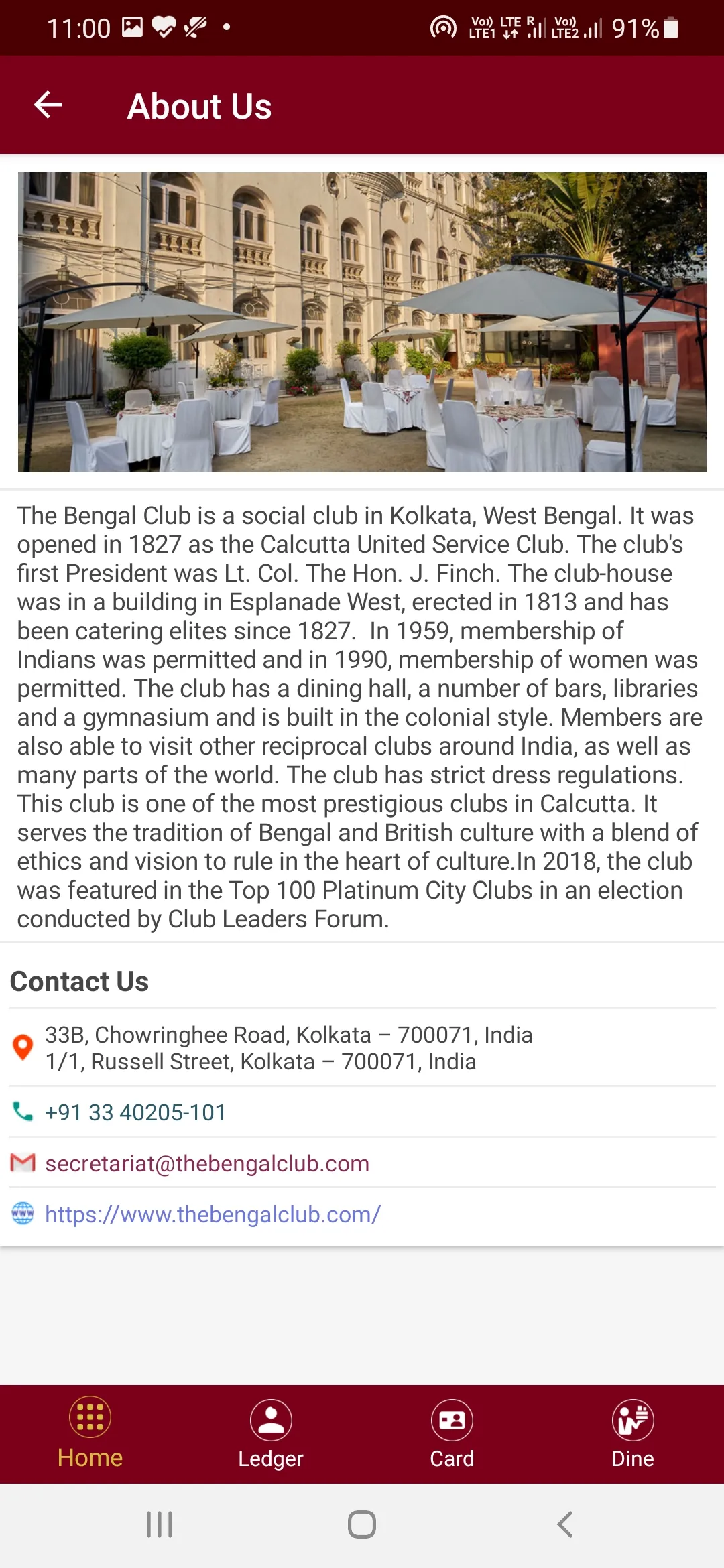 The Bengal Club | Indus Appstore | Screenshot