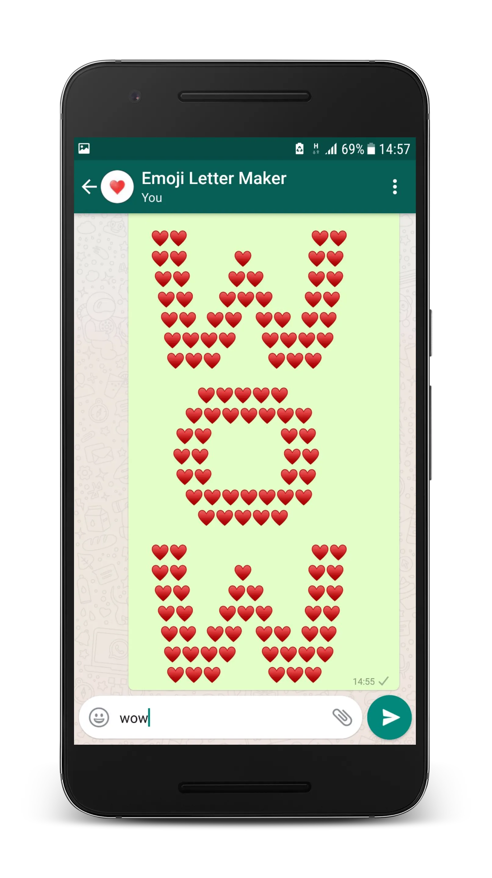 Emoji Letter Maker | Indus Appstore | Screenshot