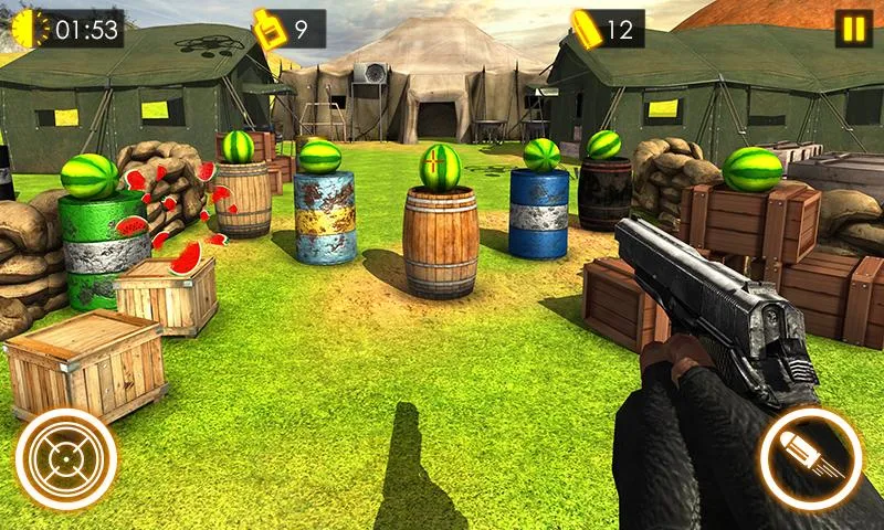 Watermelon shooting game 3D | Indus Appstore | Screenshot