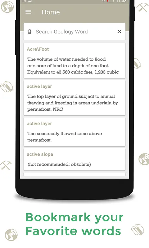 Geology Dictionary | Indus Appstore | Screenshot