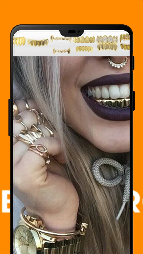 Gold Teeth Photo Editor | Indus Appstore | Screenshot