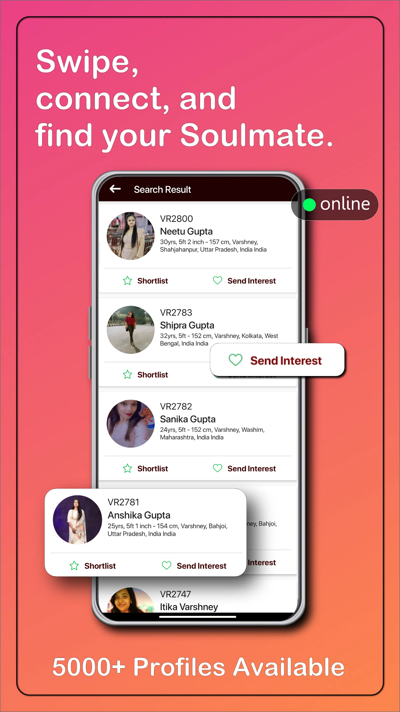 Varshney Rishtey Matrimony App | Indus Appstore | Screenshot