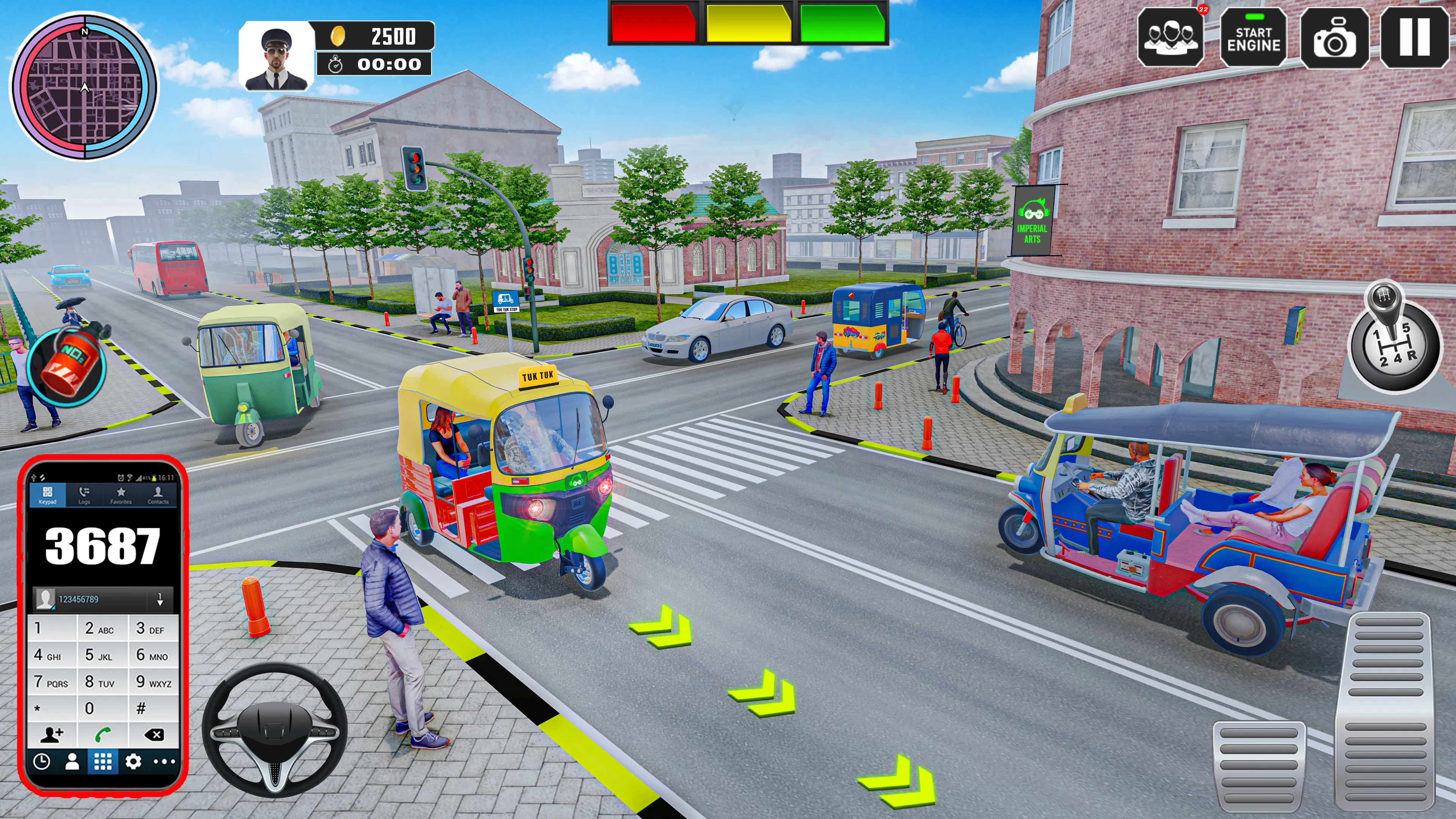 Auto Rickshaw 3D: Tuk Tuk Game | Indus Appstore | Screenshot