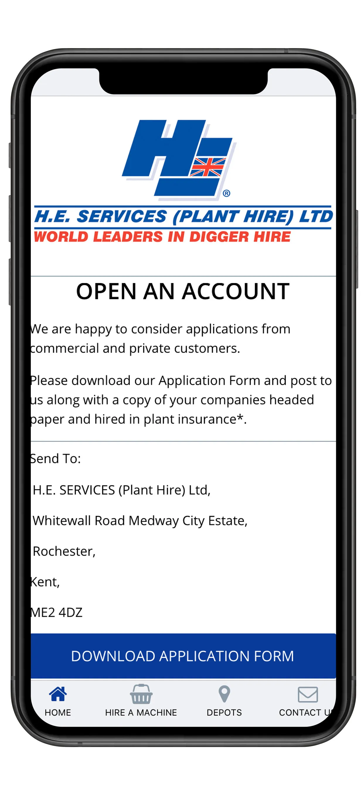 H. E. Services (Plant Hire) Lt | Indus Appstore | Screenshot