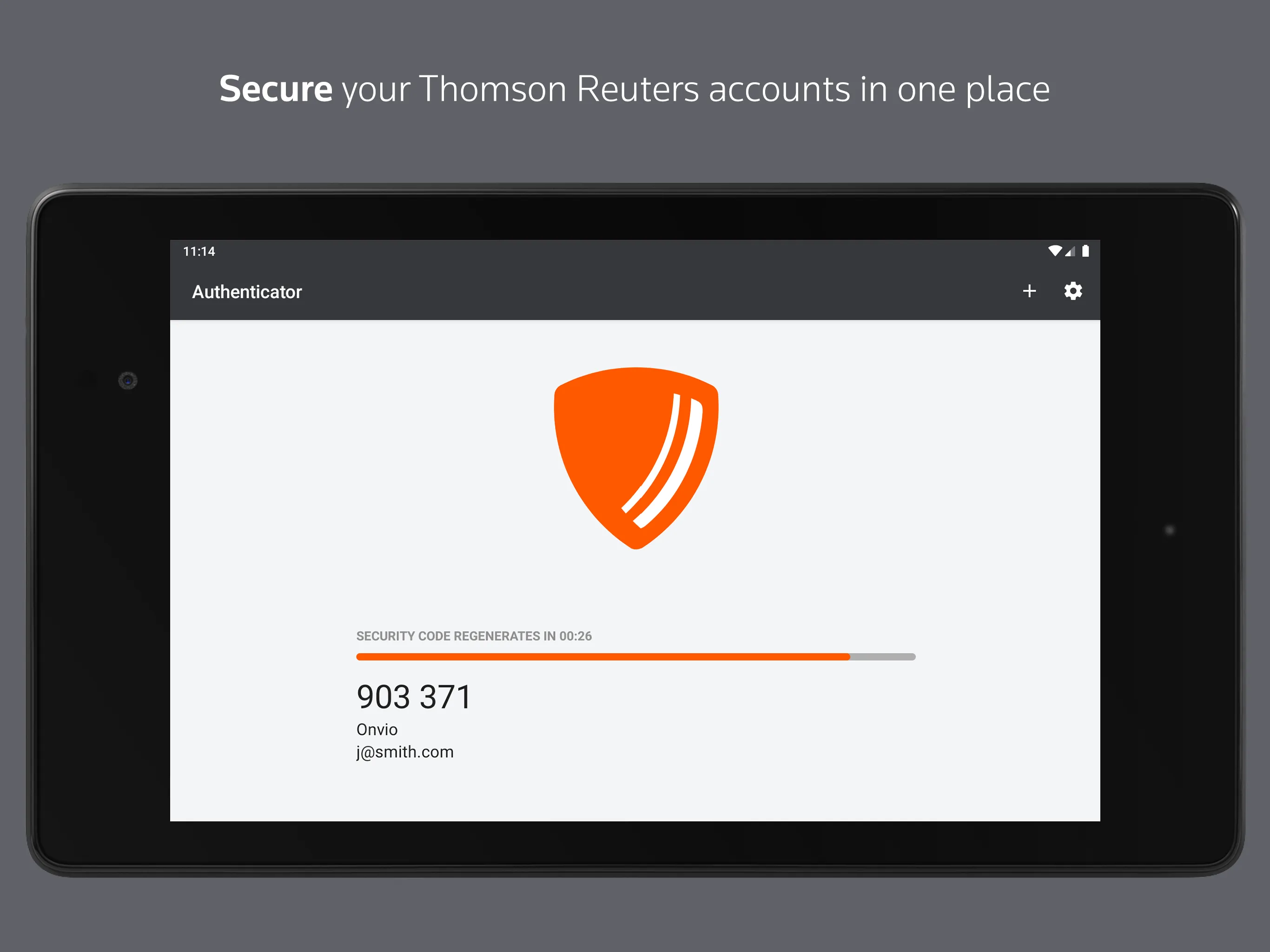 Thomson Reuters Authenticator | Indus Appstore | Screenshot