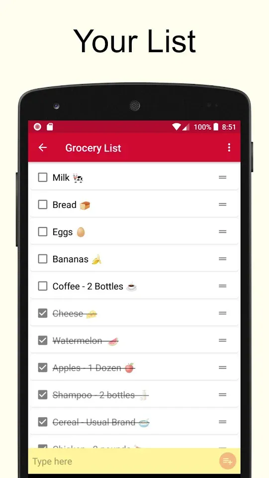 Shopping List - Simple & Easy | Indus Appstore | Screenshot