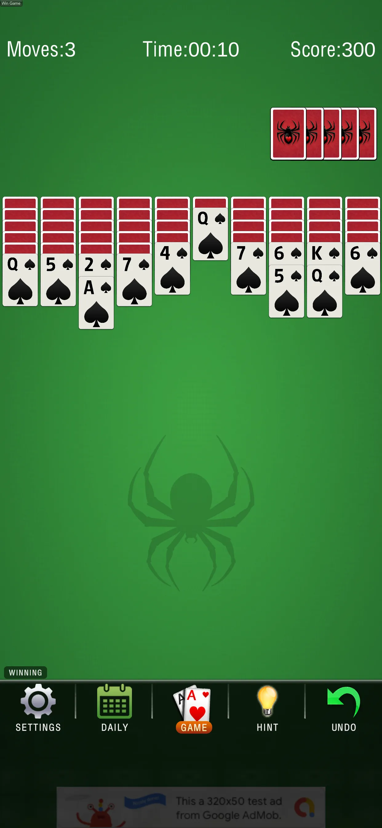 Spider Solitaire | Indus Appstore | Screenshot