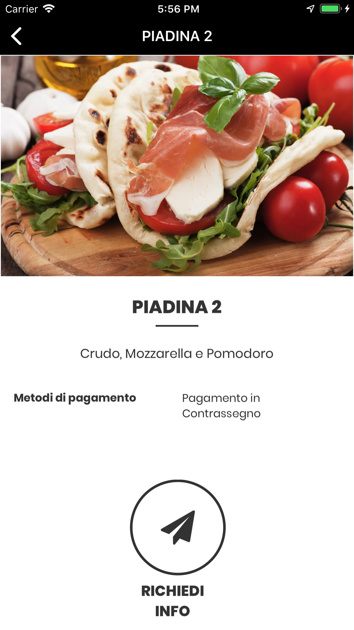 La Piadina Felice | Indus Appstore | Screenshot