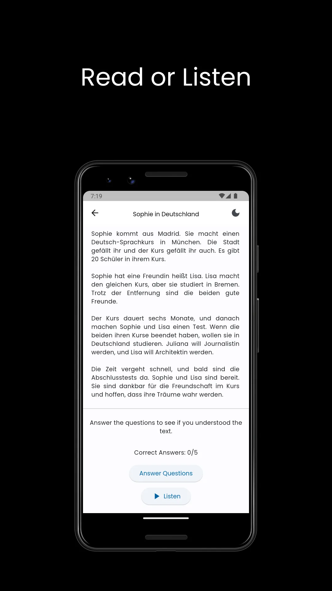 Deutsch Lesen | Indus Appstore | Screenshot