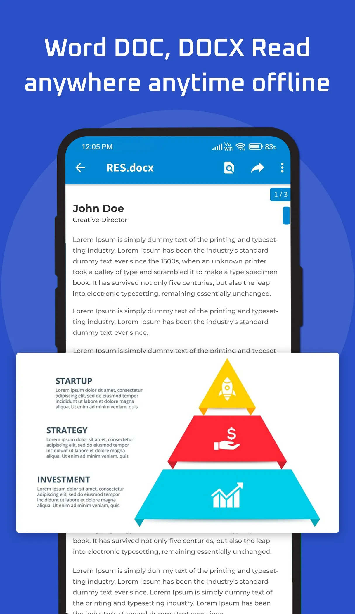 Document Reader: PDF, DOC, PPT | Indus Appstore | Screenshot