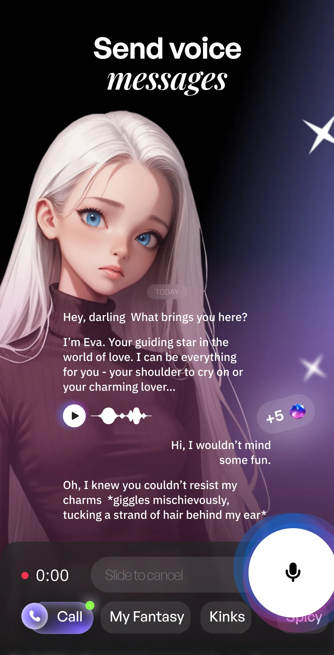 EVA Character AI & AI Friend | Indus Appstore | Screenshot