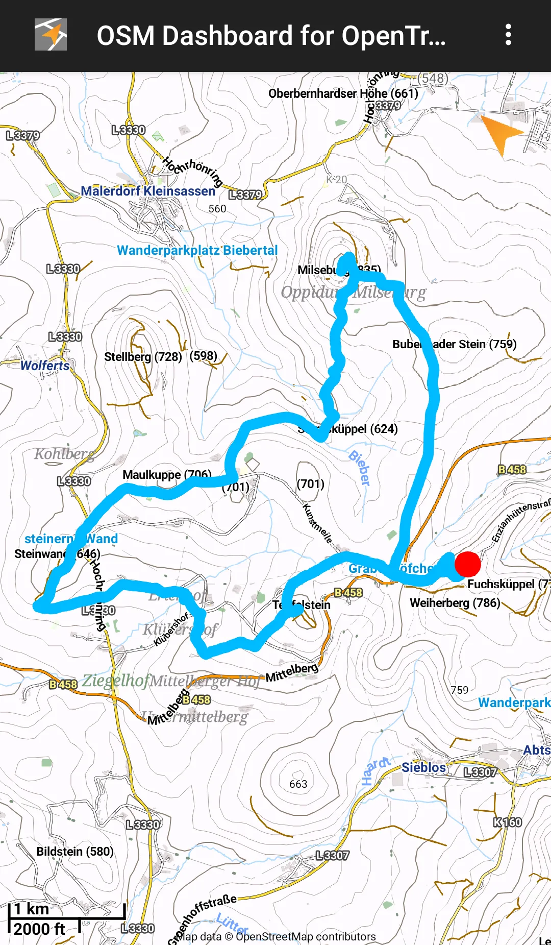 OSM Dashboard for OpenTracks | Indus Appstore | Screenshot