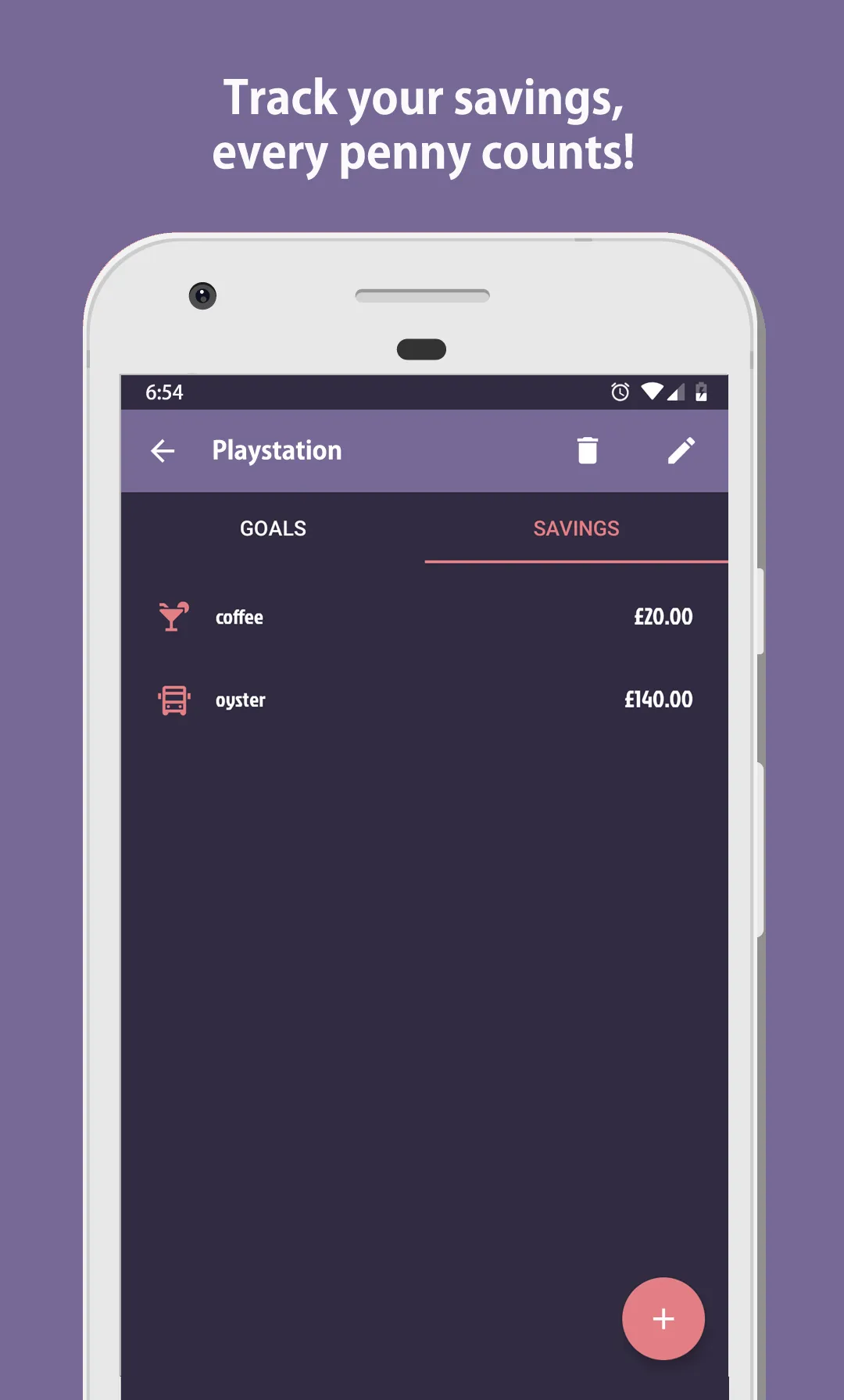 SavePal: Savings goals tracker | Indus Appstore | Screenshot