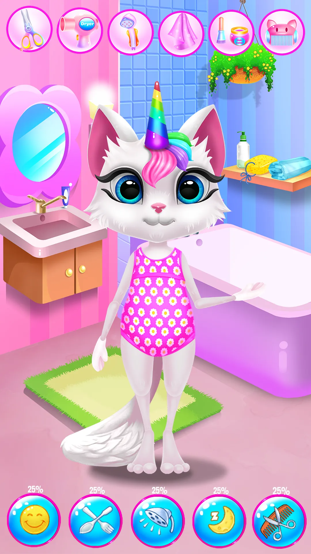 Kitty Kate Unicorn Daily Care | Indus Appstore | Screenshot