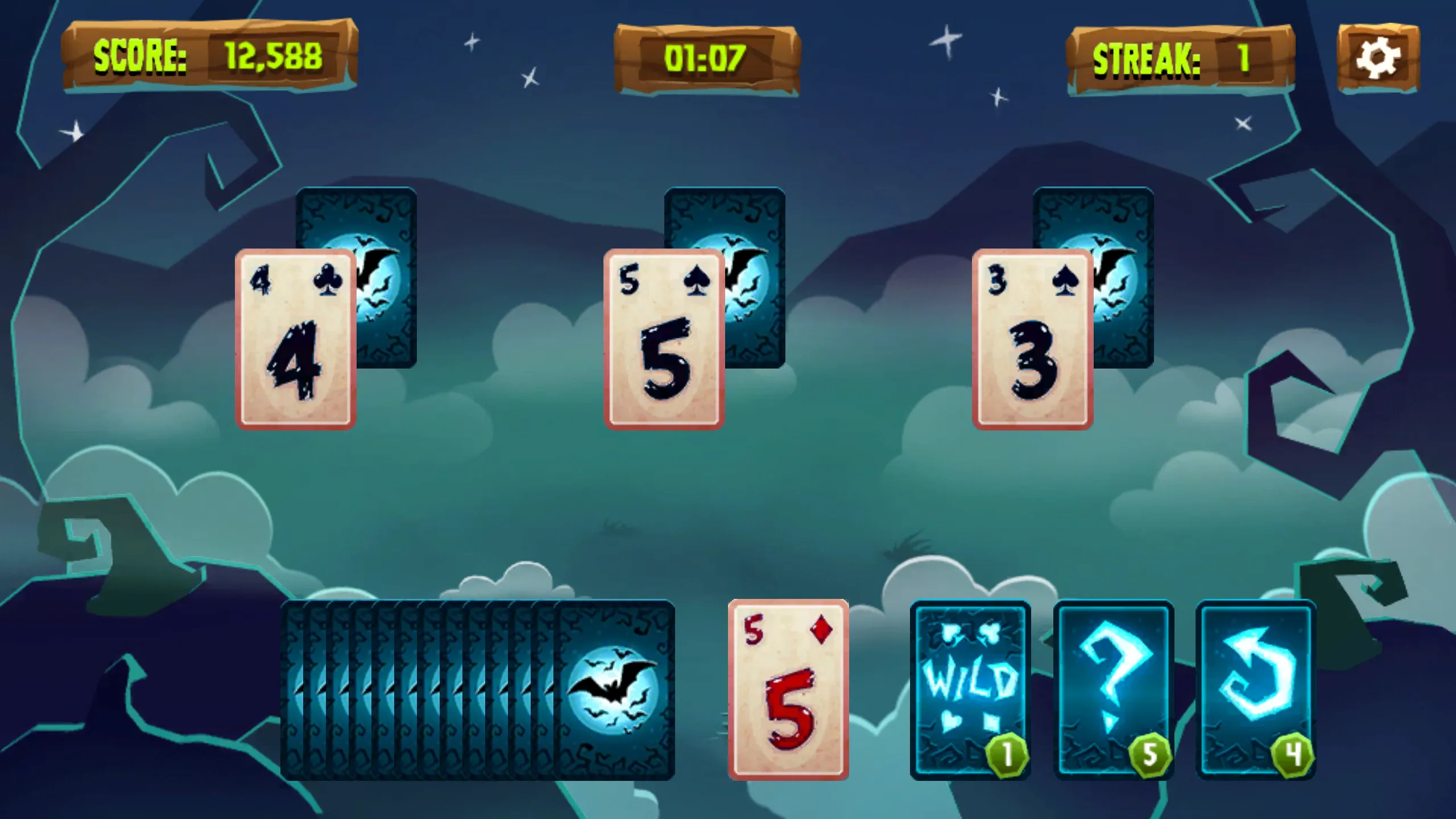 Halloween Solitaire Tripeaks | Indus Appstore | Screenshot