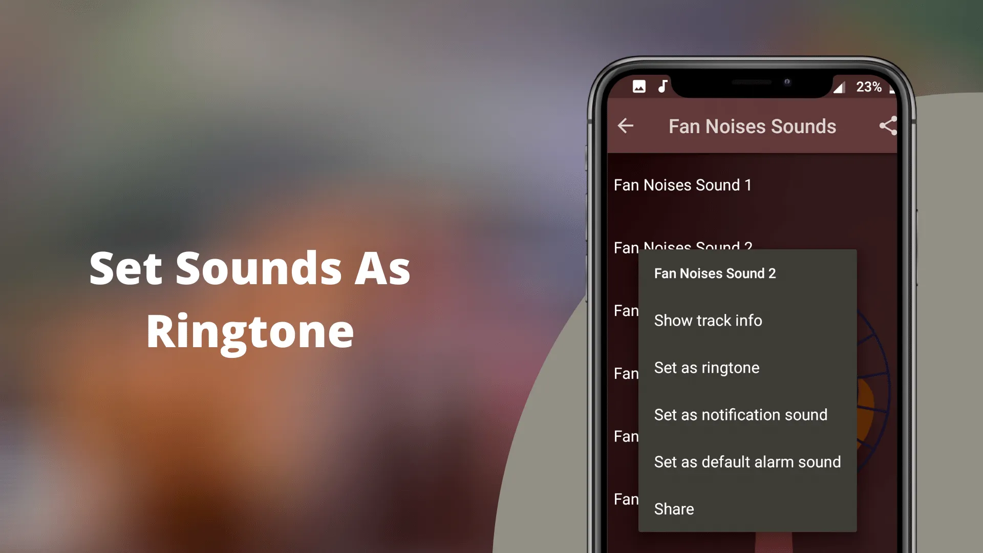 Fan Noises Sounds | Indus Appstore | Screenshot