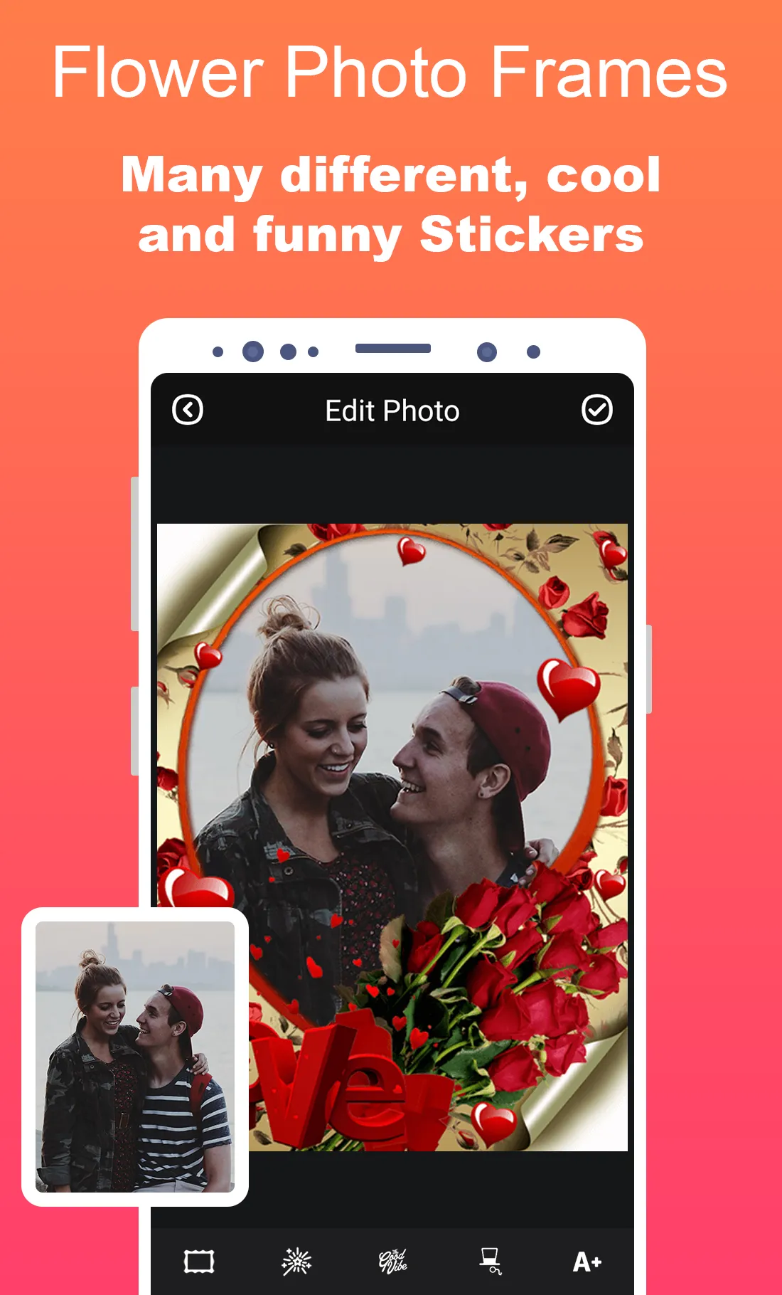 Flowers Frames Photo Editor | Indus Appstore | Screenshot