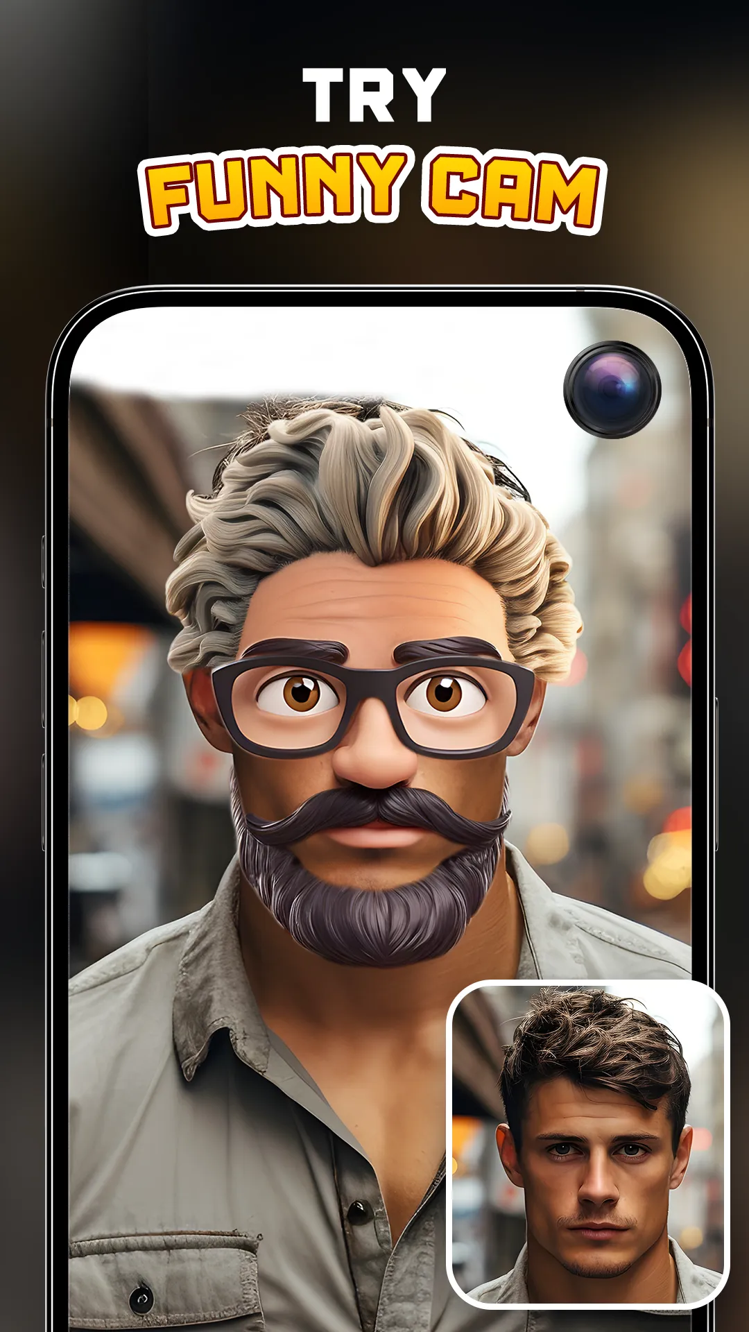 Live Funny Face Camera | Indus Appstore | Screenshot