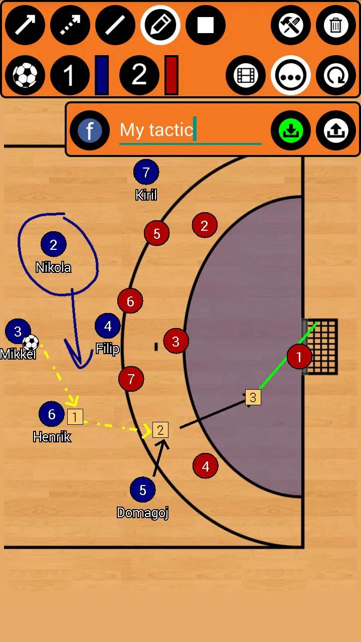 Handball Tactic Board | Indus Appstore | Screenshot