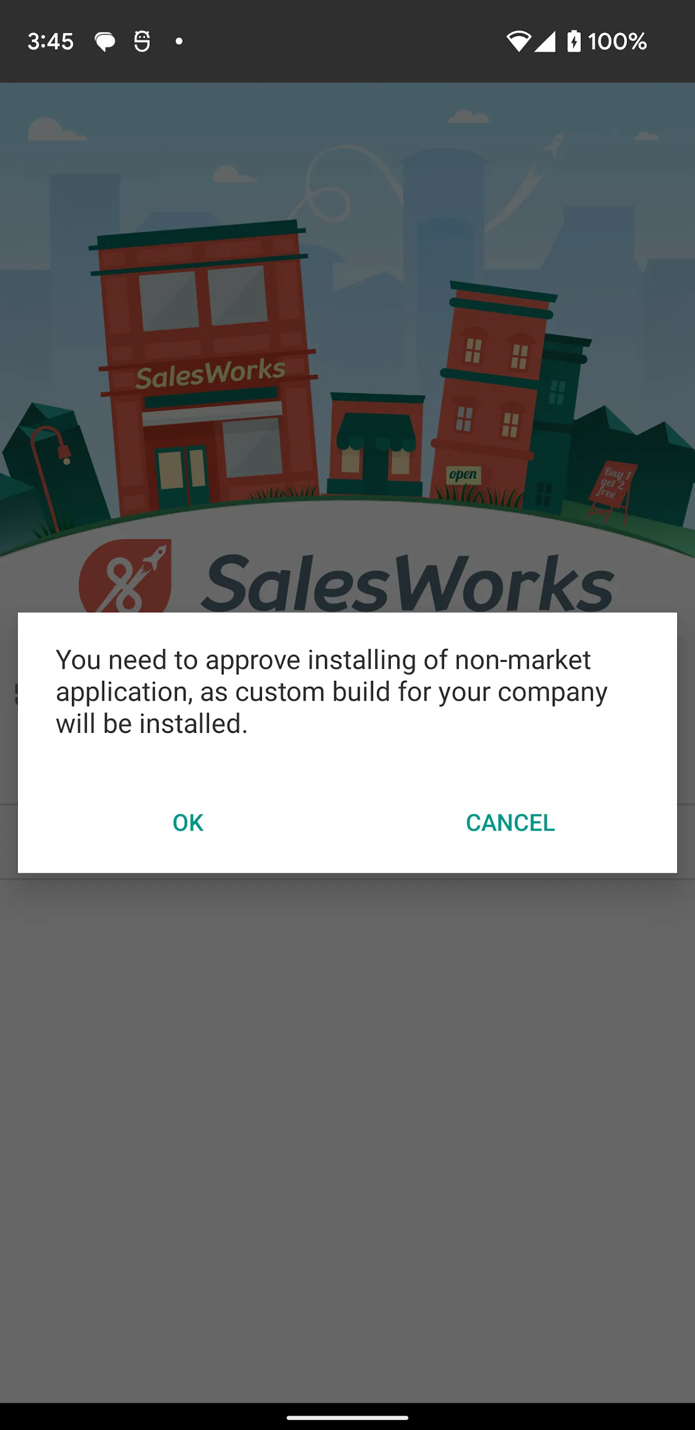 SalesWorks® Installer | Indus Appstore | Screenshot