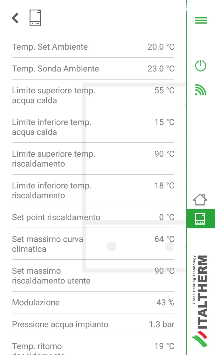 Italtherm Net APP | Indus Appstore | Screenshot