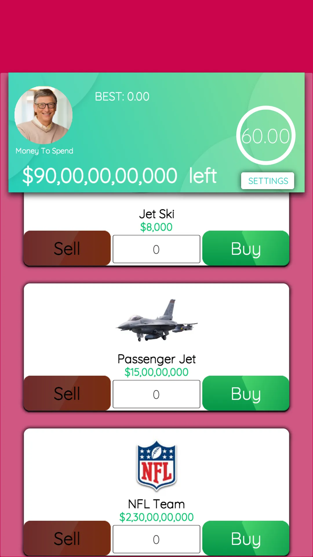 Spend Bill Gates Money | Indus Appstore | Screenshot