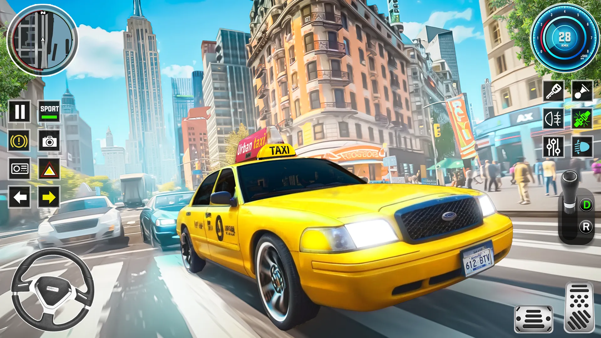 US Taxi Driver: Taxi Games | Indus Appstore | Screenshot