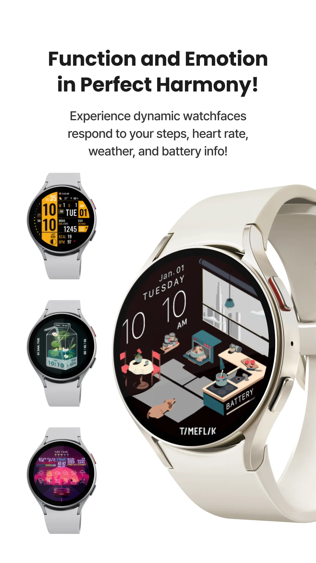 TIMEFLIK Watch Face | Indus Appstore | Screenshot