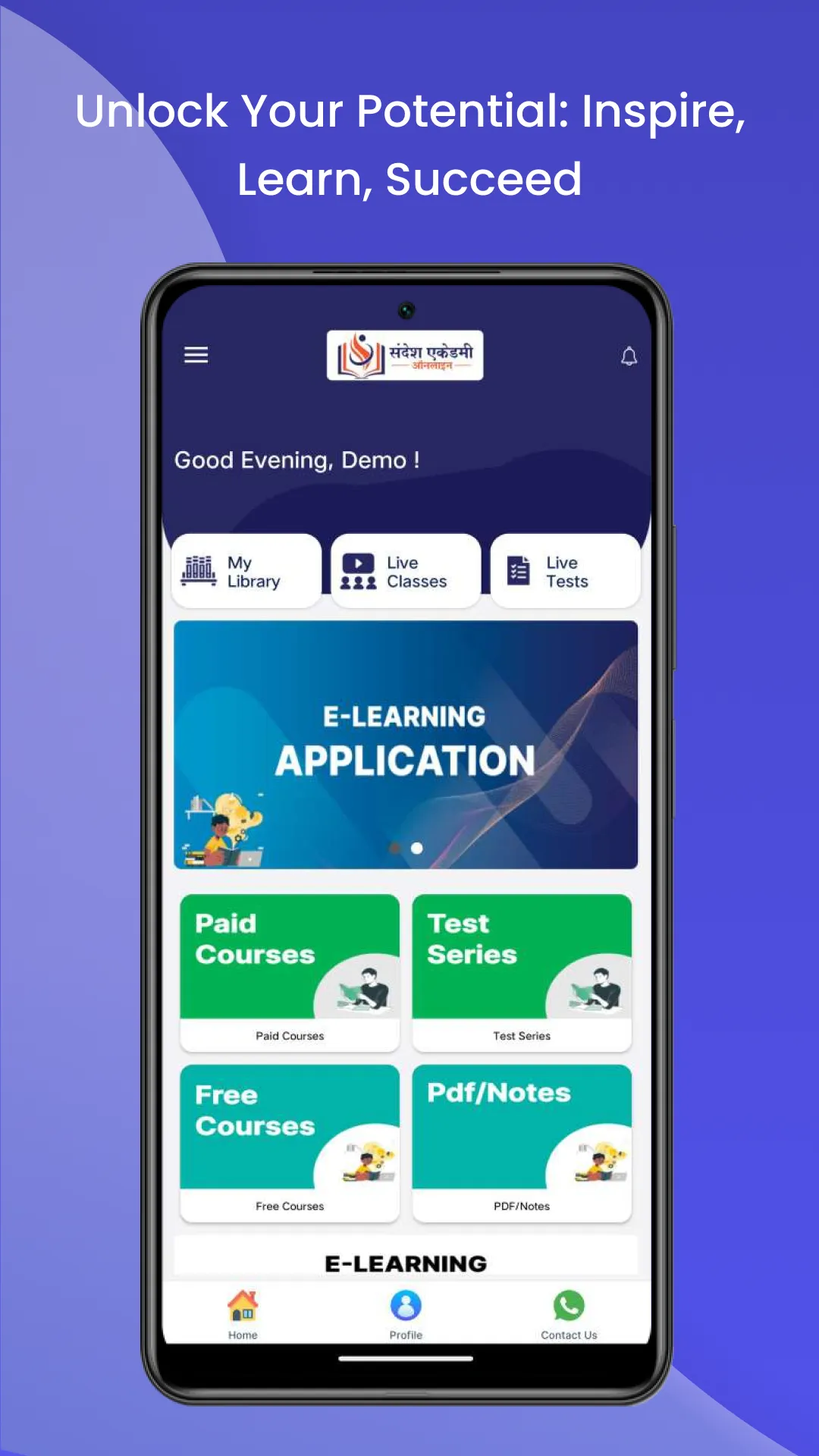 Sandesh Academy Online | Indus Appstore | Screenshot