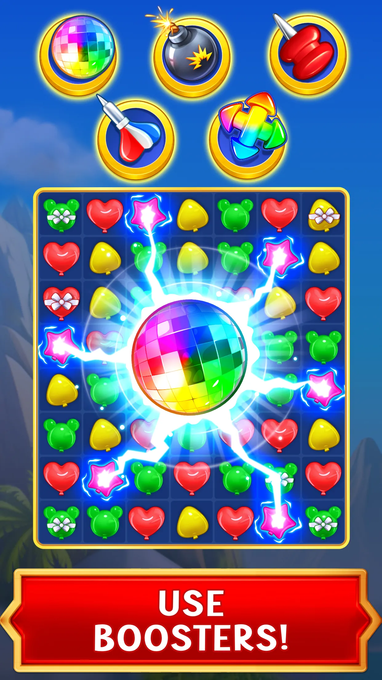 Balloon Pop: Match 3 Games | Indus Appstore | Screenshot