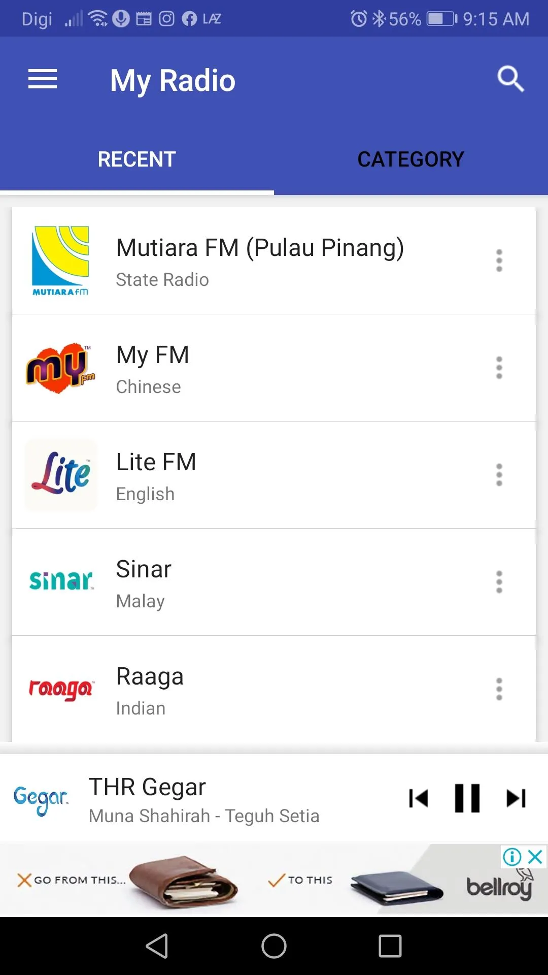 MyRadio: Radio Online Terbaek | Indus Appstore | Screenshot