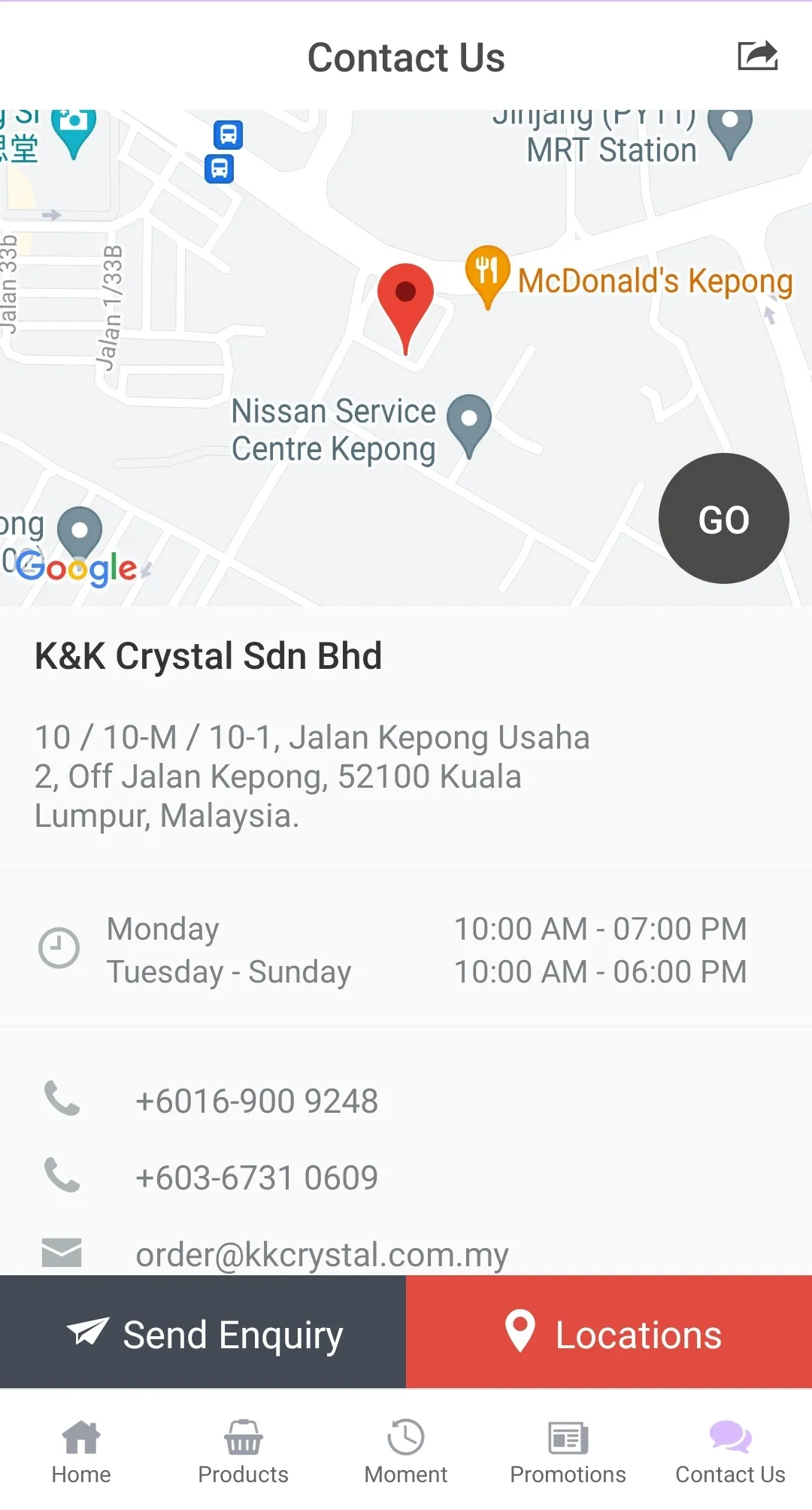 K & K Crystal Sdn Bhd | Indus Appstore | Screenshot