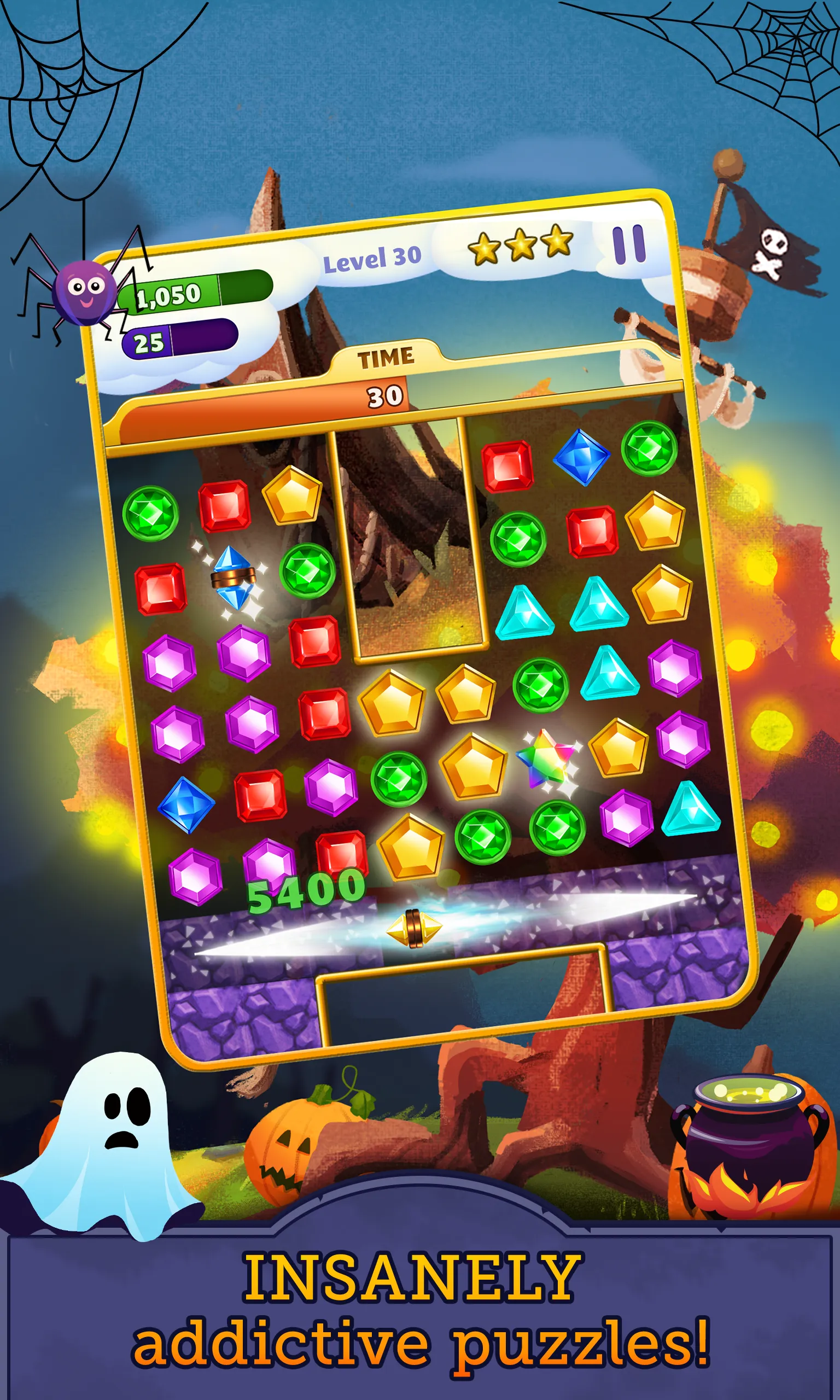 Jewel Mania: Halloween | Indus Appstore | Screenshot