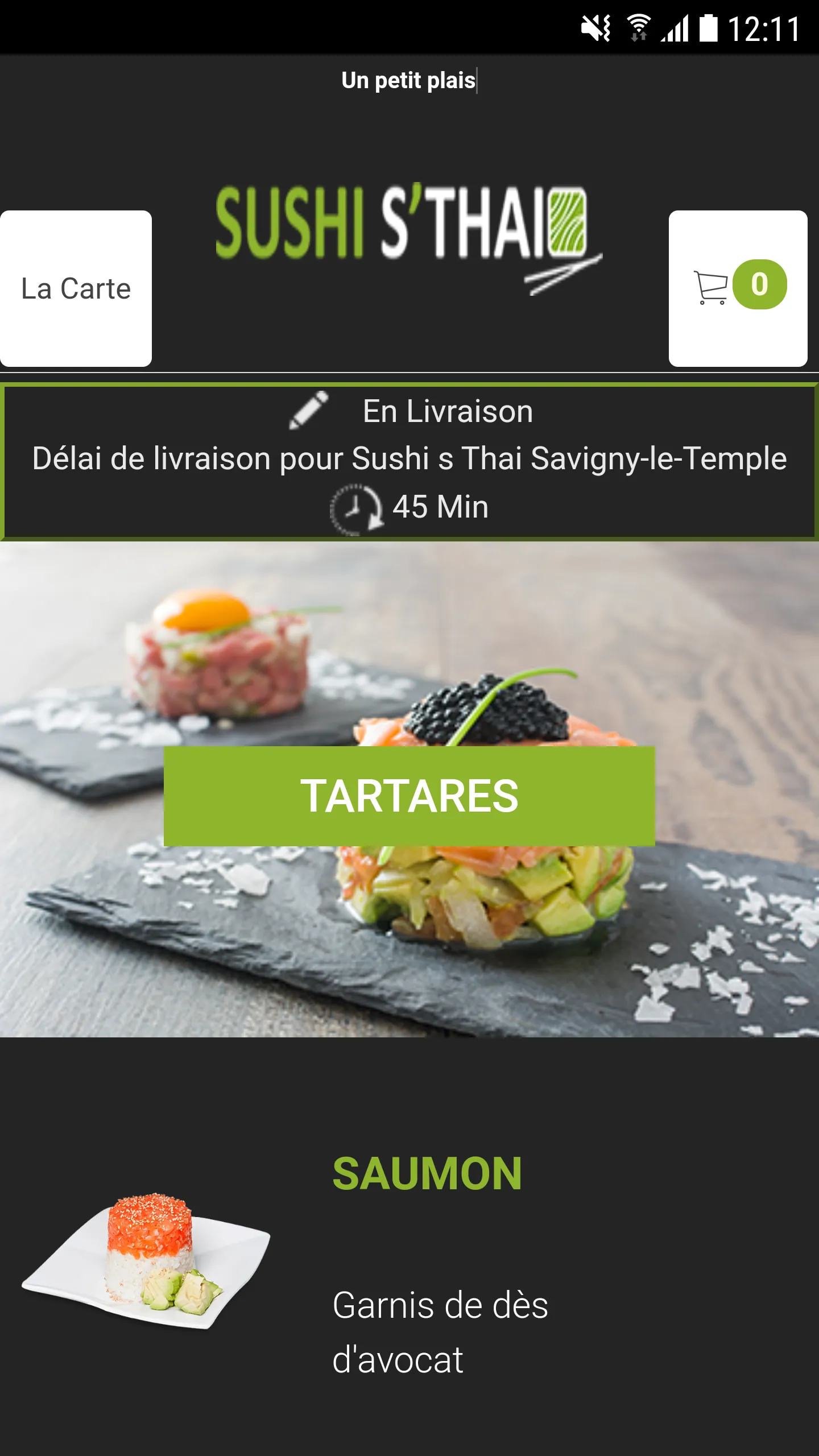 SUSHI S THAI | Indus Appstore | Screenshot