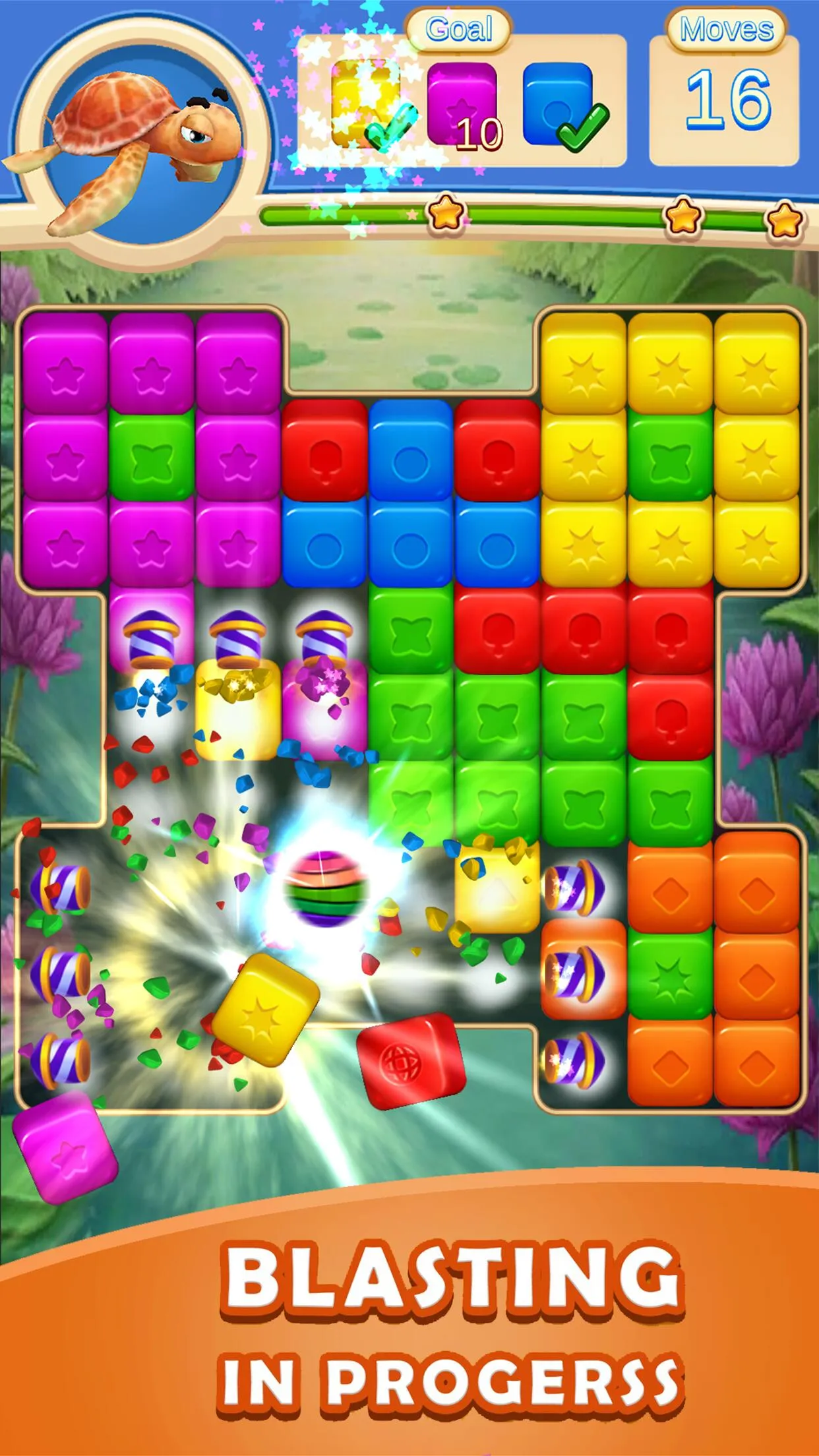 Toy Cubes Blast:Match 3 Puzzle | Indus Appstore | Screenshot