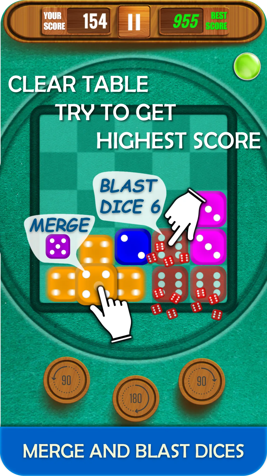 Dice Merge And Blast Puzzle | Indus Appstore | Screenshot