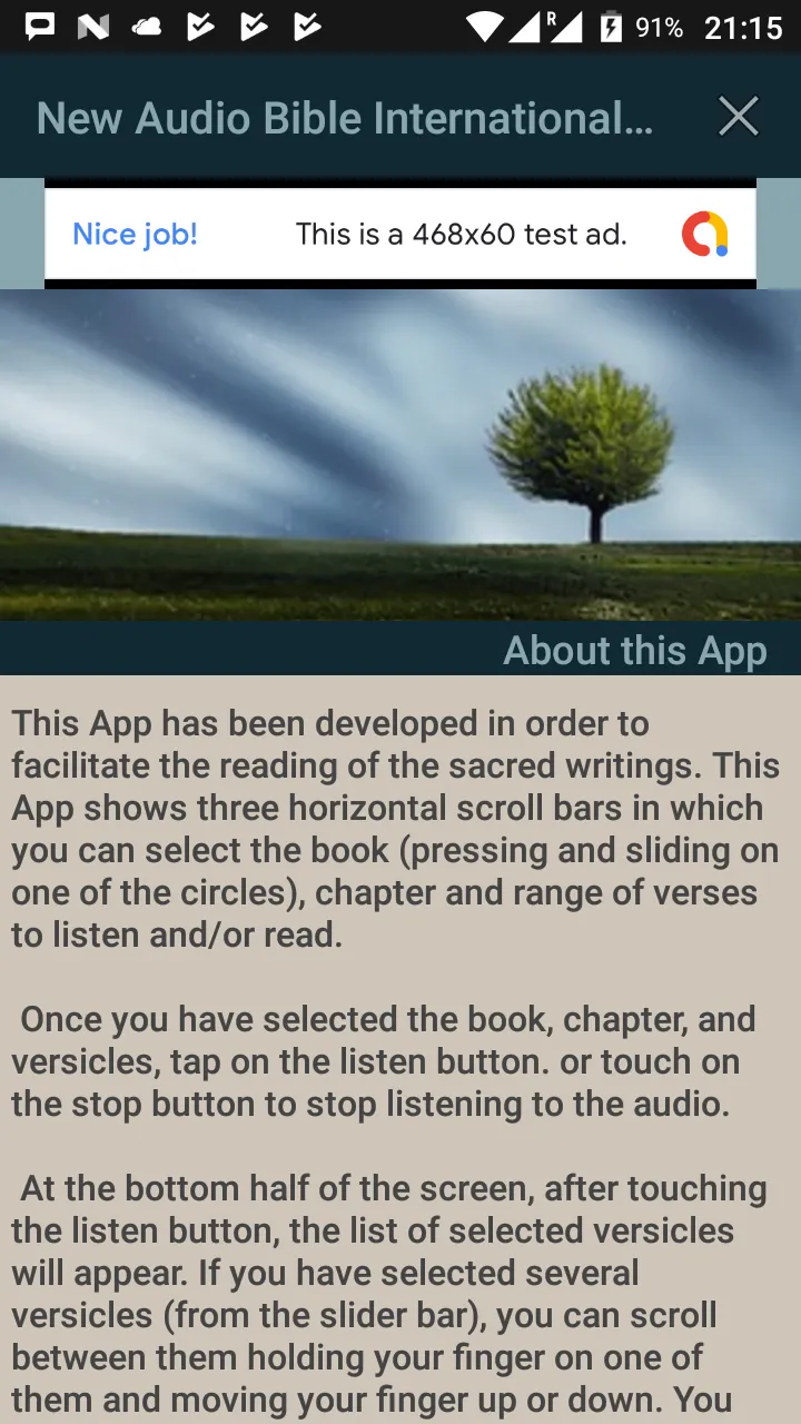 New Audio Bible International  | Indus Appstore | Screenshot