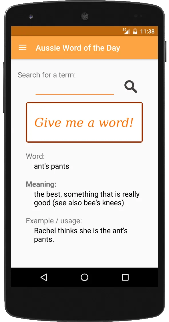 Aussie Word of the Day | Indus Appstore | Screenshot