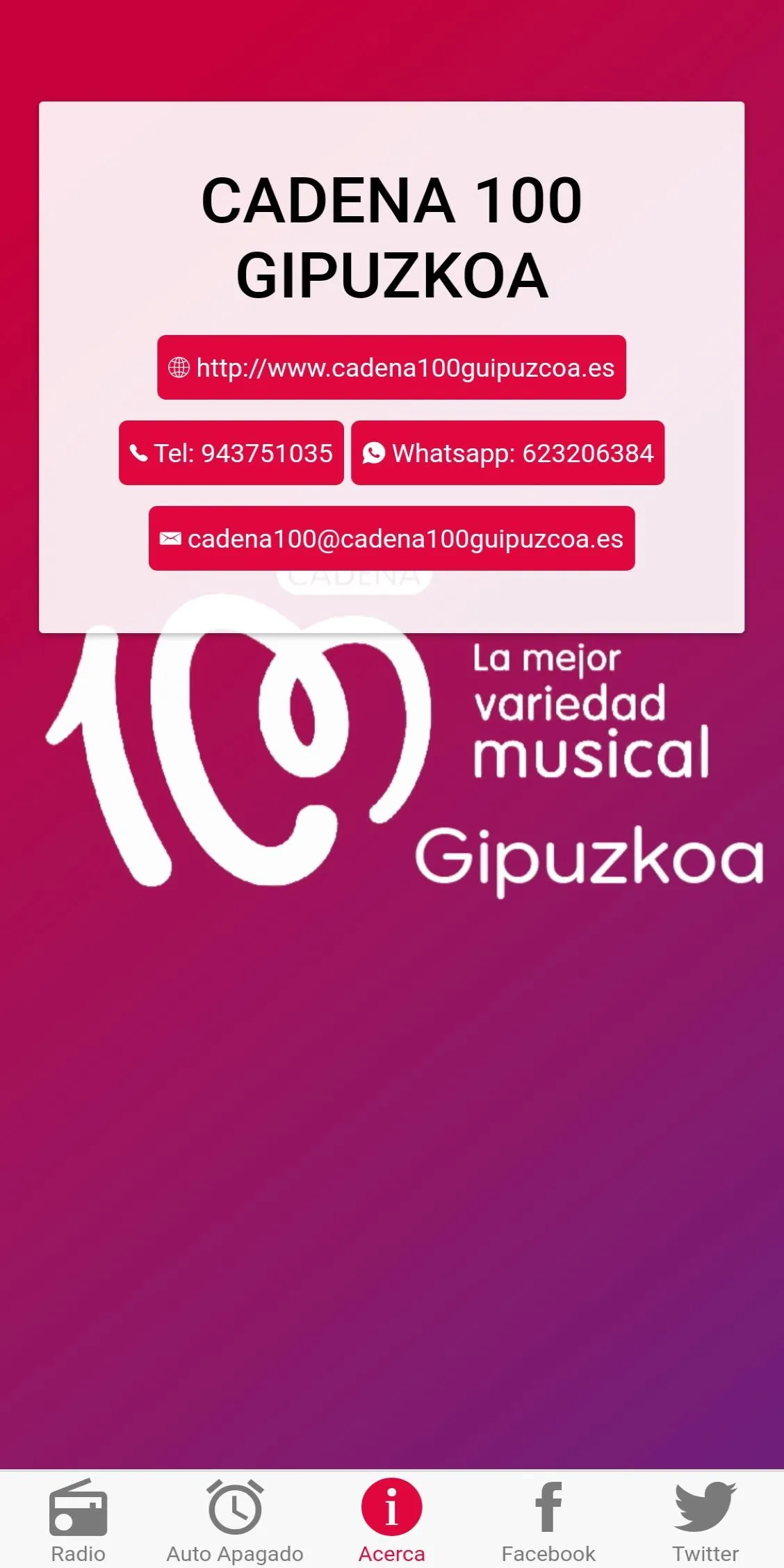 CADENA 100 GIPUZKOA | Indus Appstore | Screenshot