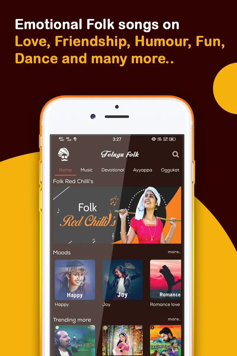 Telugu Folk - Songs & Music | Indus Appstore | Screenshot