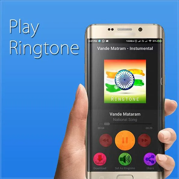 Indian DeshBhakti Ringtone | Indus Appstore | Screenshot