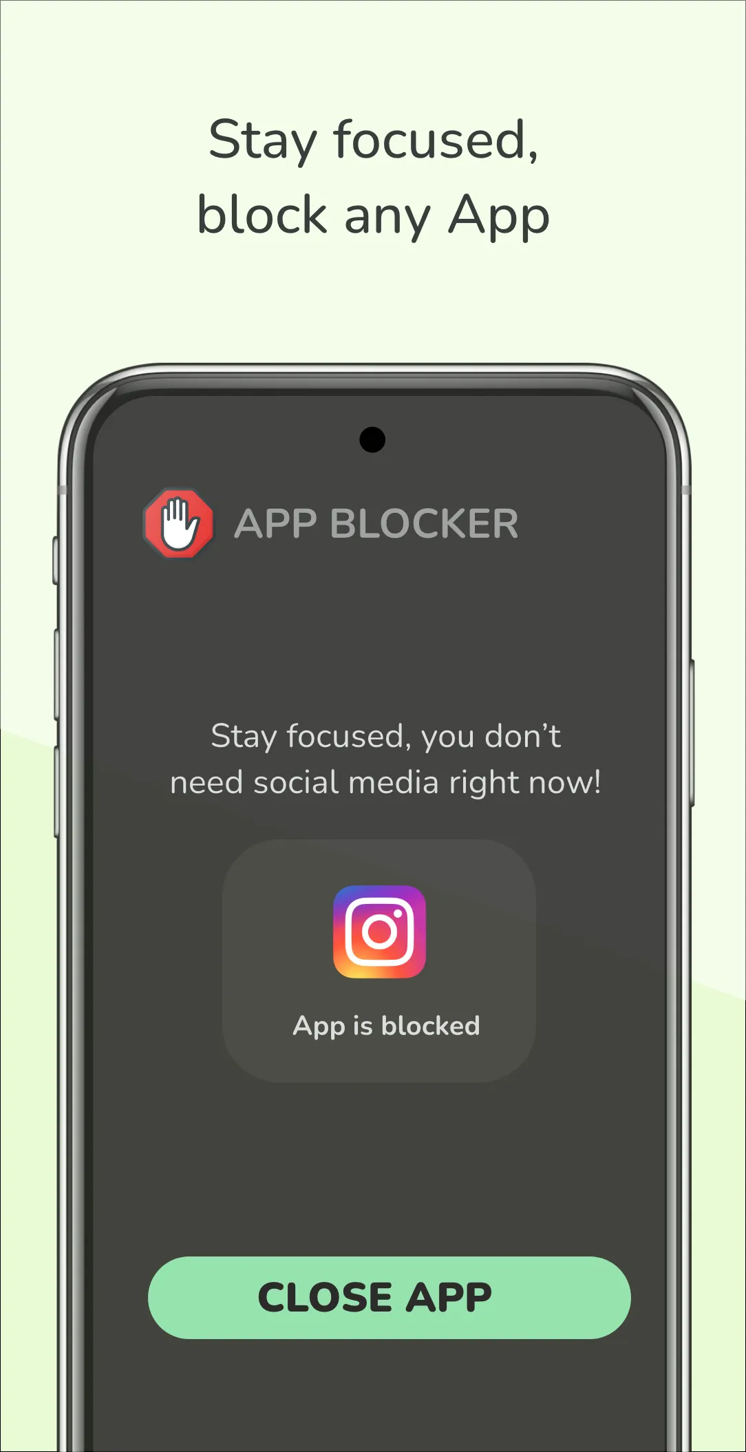 App block & Site block: Focus | Indus Appstore | Screenshot