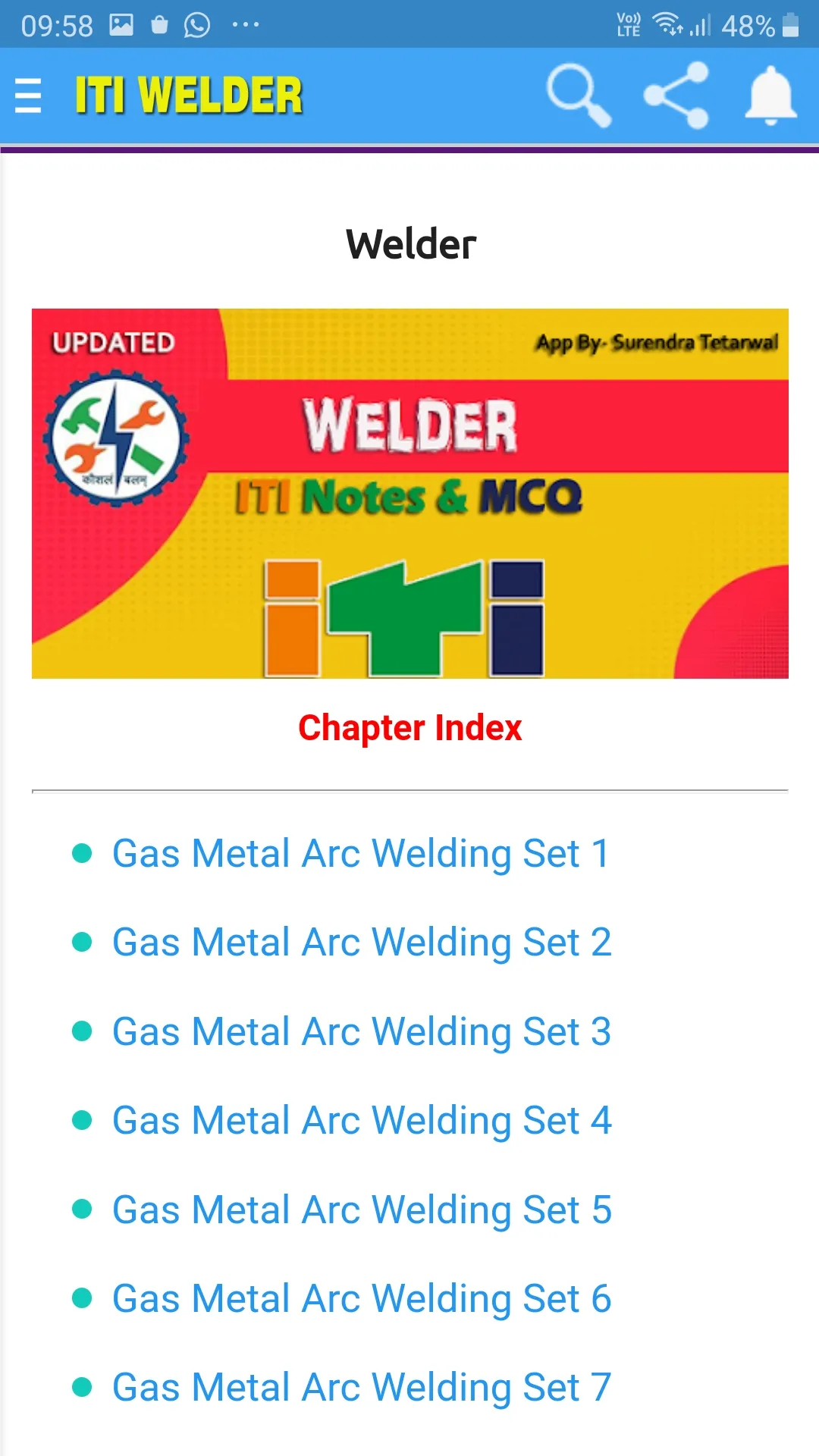 ITI Welder Trade MCQ Test Bank | Indus Appstore | Screenshot