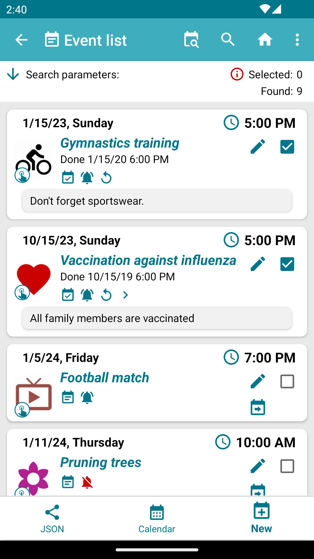 My Events Lite | Indus Appstore | Screenshot