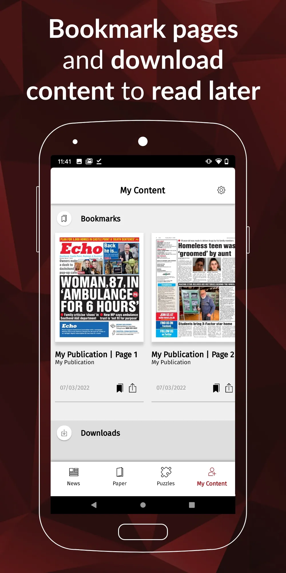 Echo News | Indus Appstore | Screenshot