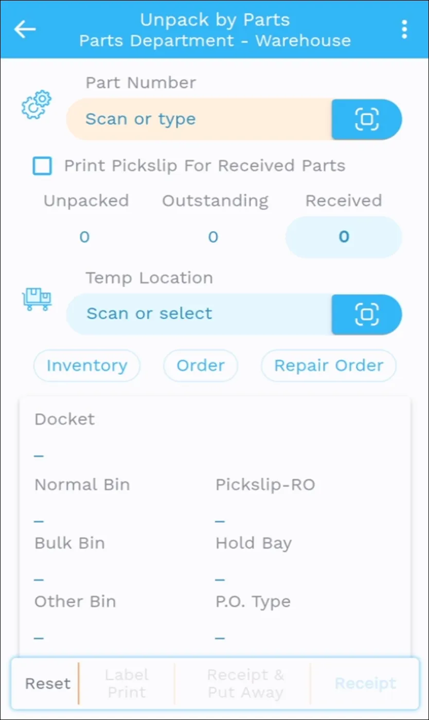 Titan Parts Barcoding | Indus Appstore | Screenshot