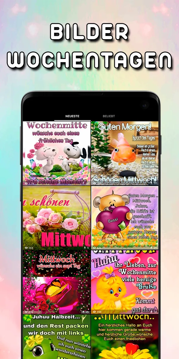 Wochentage Bilder | Indus Appstore | Screenshot