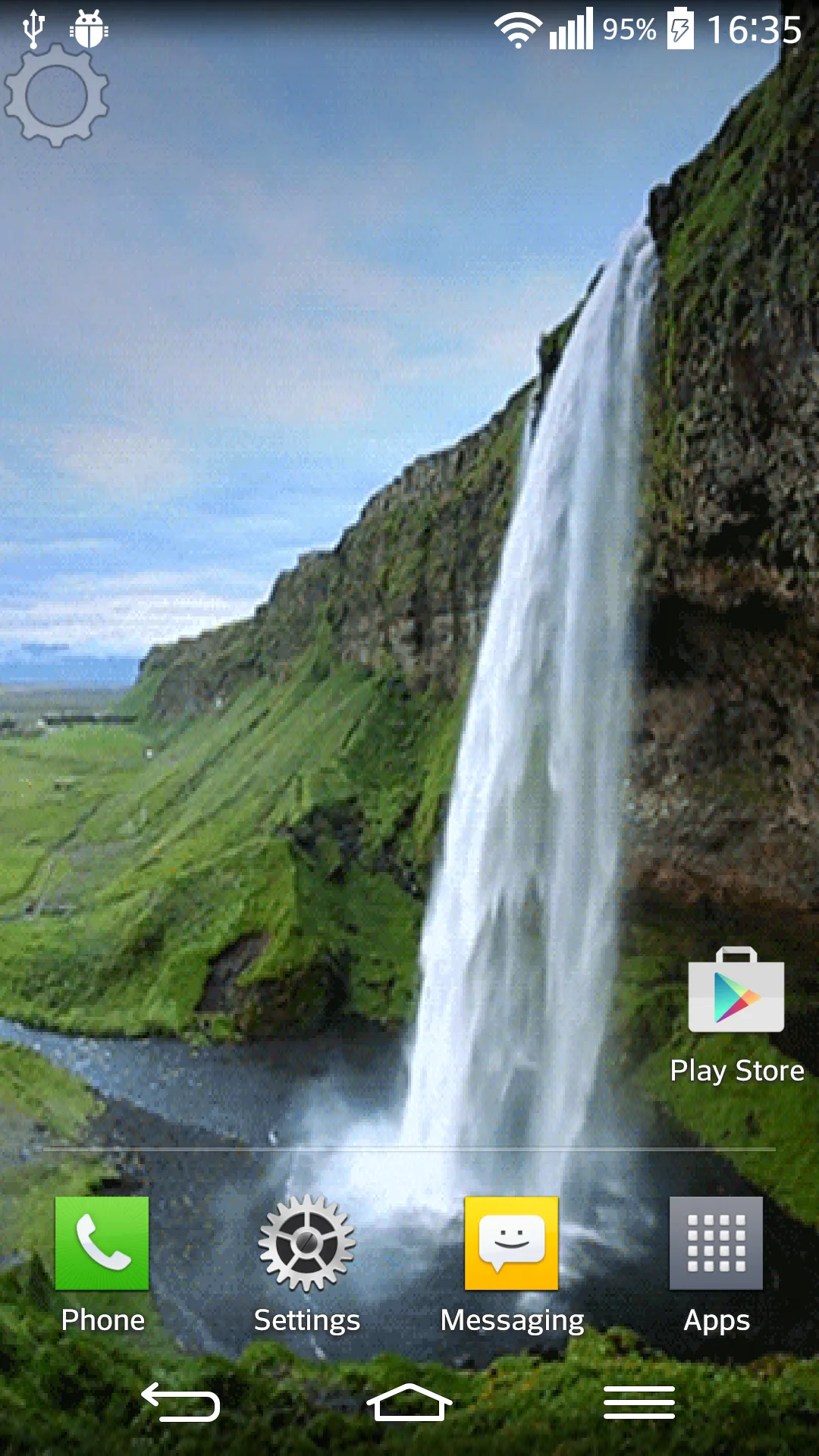 Waterfall Sound Live Wallpaper | Indus Appstore | Screenshot