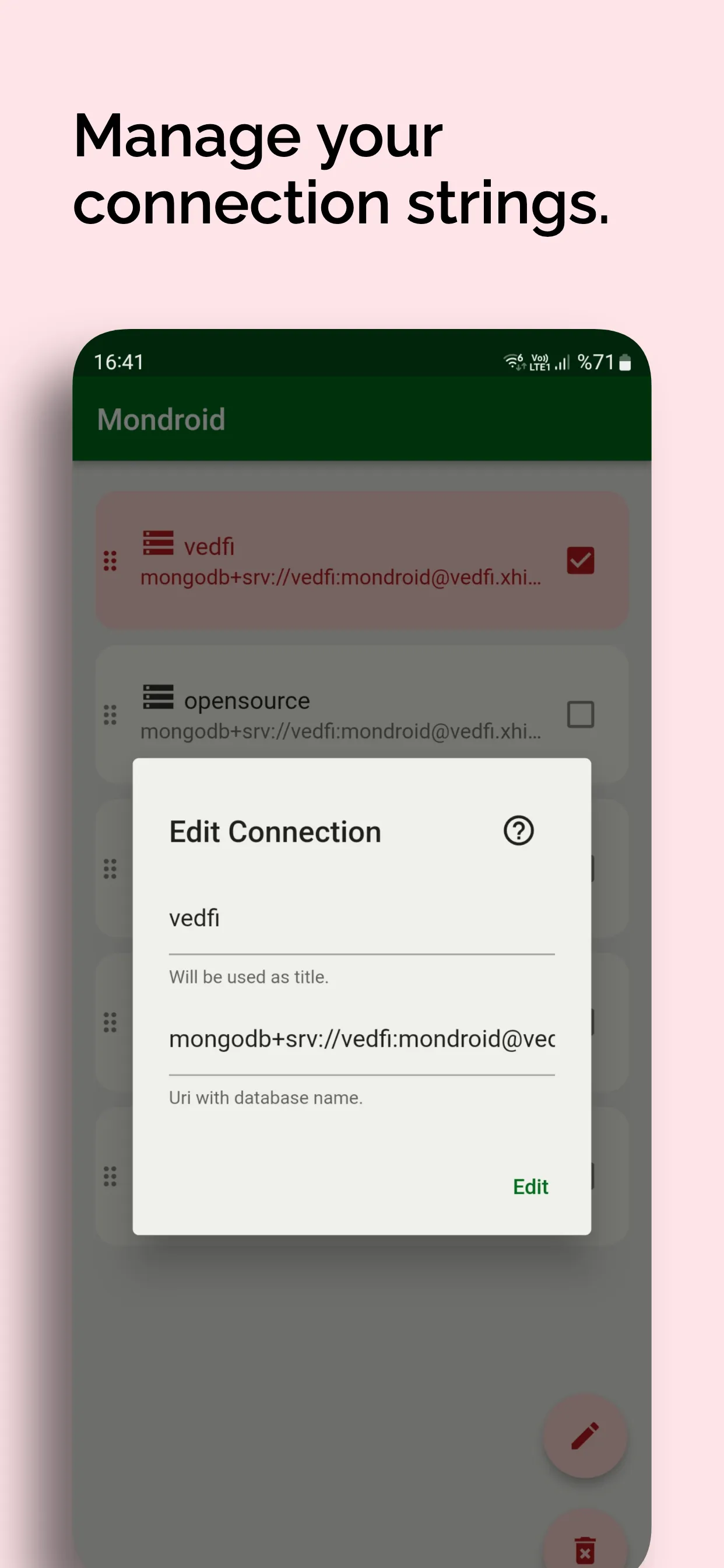 Mondroid - Mongodb Client | Indus Appstore | Screenshot