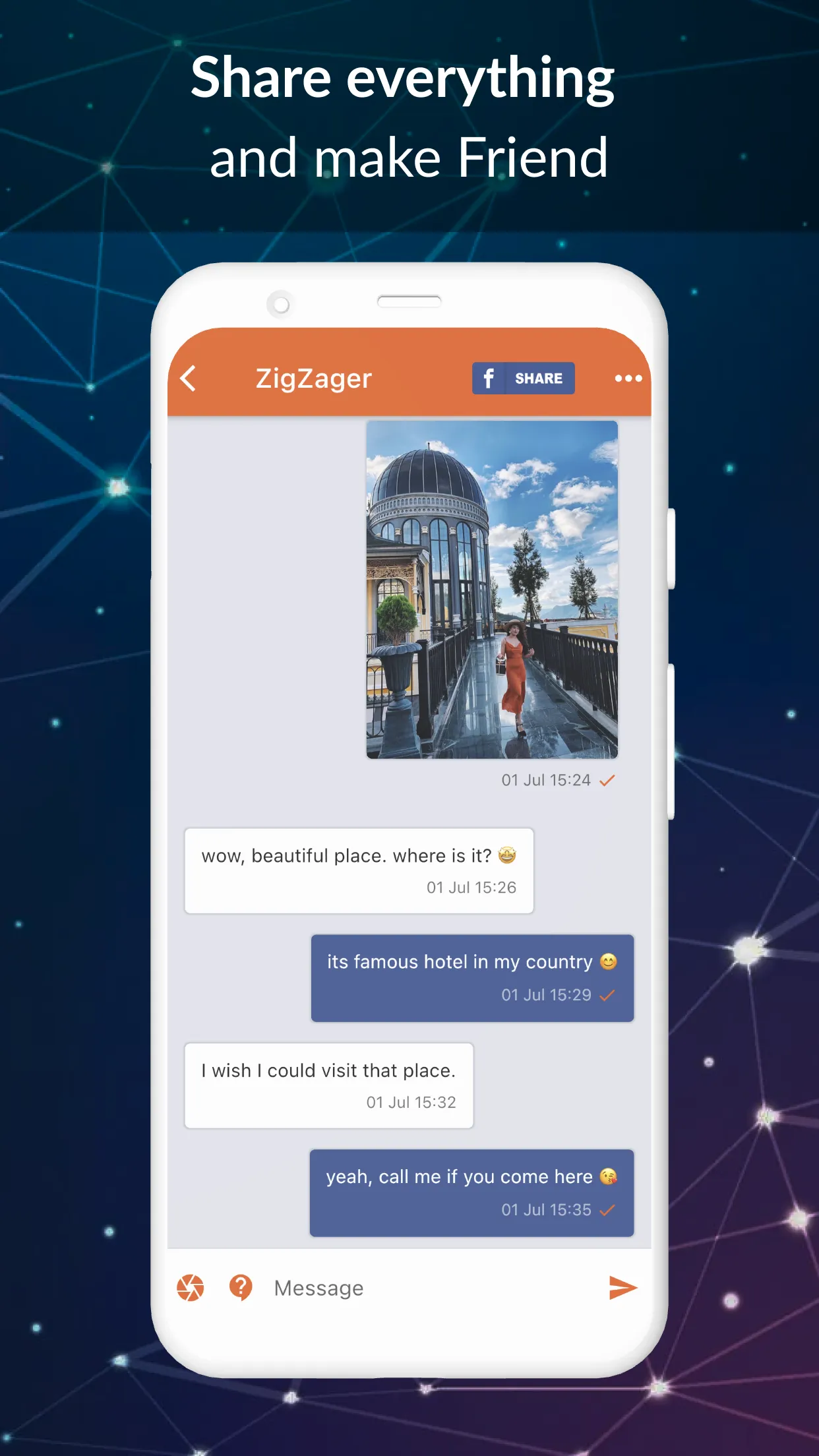 ZigZag - Random Anonymous Chat | Indus Appstore | Screenshot